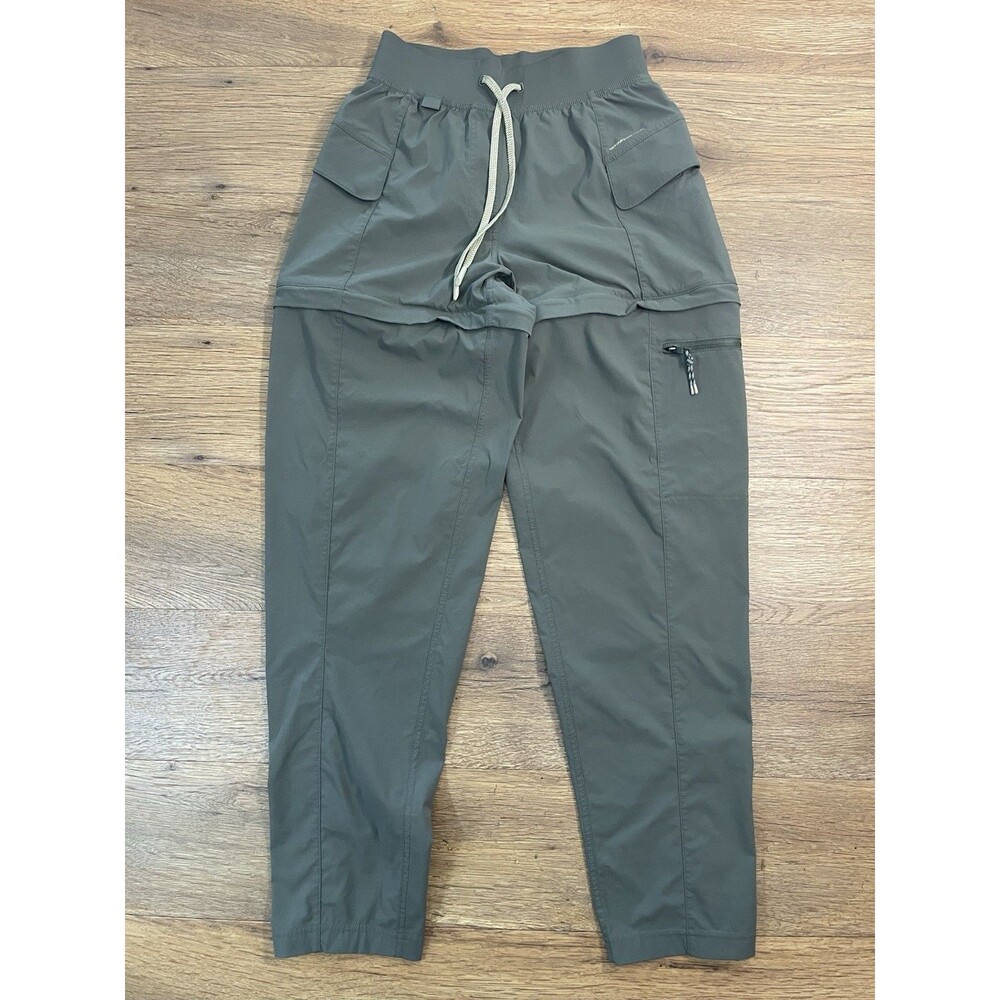 Lululemon Womens Olive Convertible High Rise Hiking Jogger WovenAir Size 4